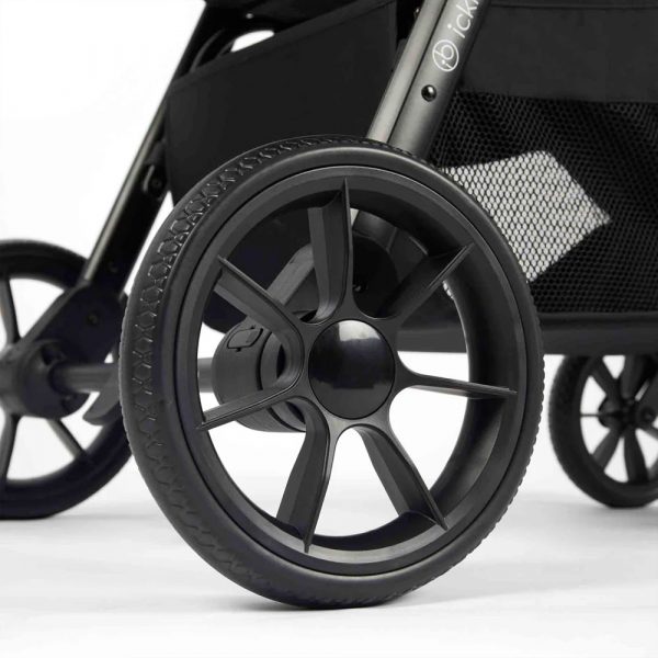 ickle bubba stomp stride max stroller - charcoal