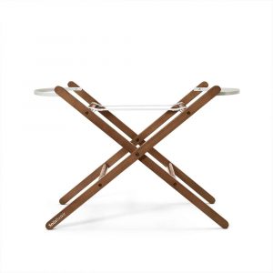 Snuzbaskit Barley Moses Basket Walnut Stand