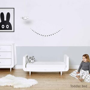 snuzkot skandi 2 piece nursery furniture set white