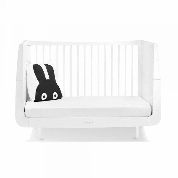 snuzkot skandi cot bed - white