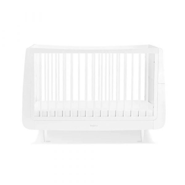 snuzkot skandi cot bed - white