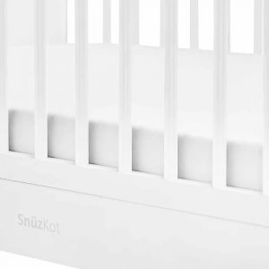 snuzkot skandi cot bed - white