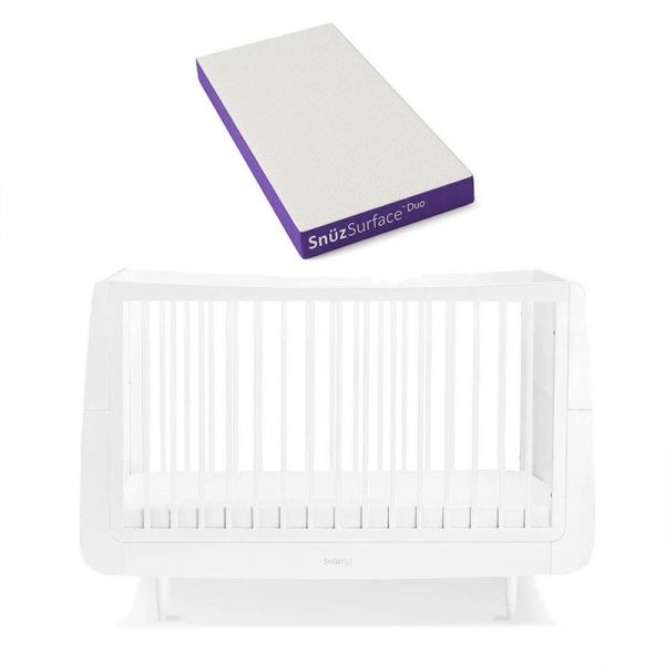 snuzkot skandi cot bed - white