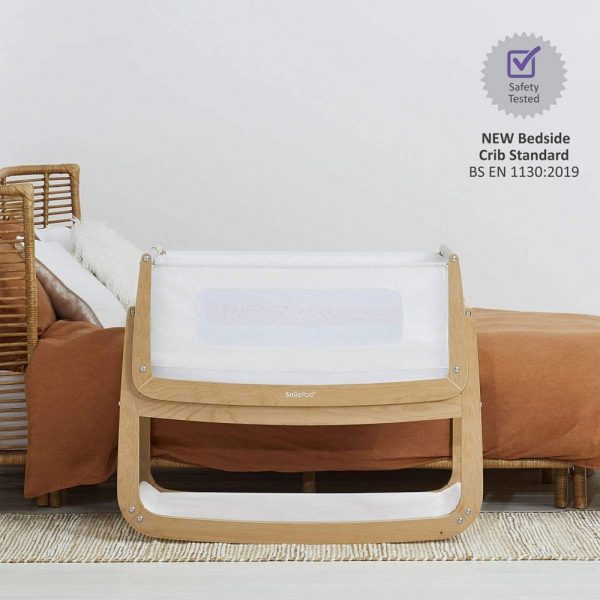 Snuzpod 4 Bedside Crib Natural