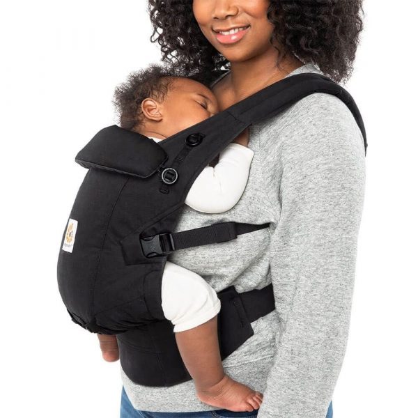 Ergobaby Adapt Soft Touch Cotton Baby Carrier Onyx Black mybaby Online Store