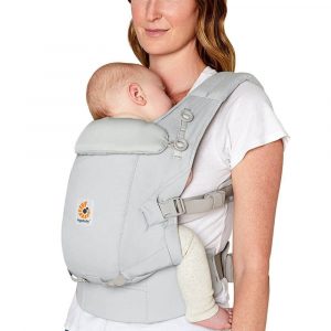 ergobaby adapt soft touch baby carrier pearl grey