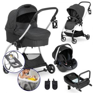 Hauck Colibri 3 in 1 Bundle plus Hauck Face to me Bedside Crib and Badabuille Easy Moonlit Bouncer mybaby Online Store