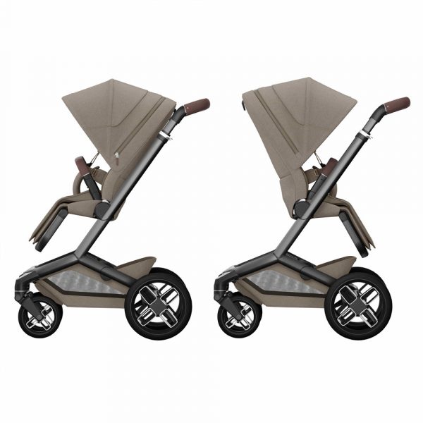 maxi cosi fame pushchair premium travel system twillic truffle black wheels