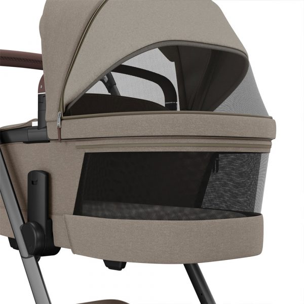 maxi cosi fame pushchair premium travel system twillic truffle brown wheels