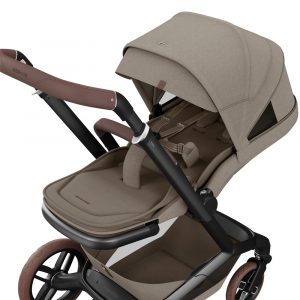 maxi cosi fame pushchair premium travel system twillic truffle brown wheels