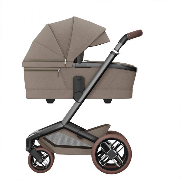 maxi cosi fame pushchair premium travel system twillic truffle brown wheels