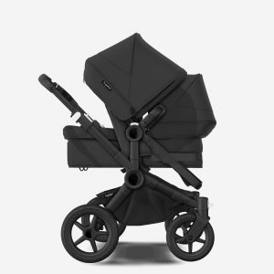 bugaboo donkey 5 duo carrycot and seat pushchair black