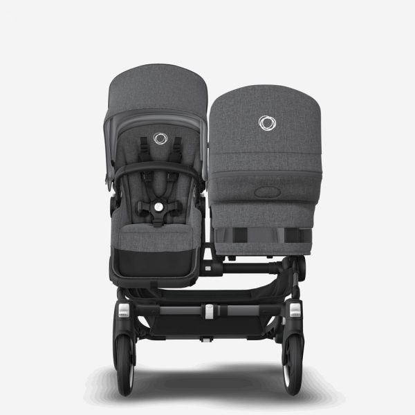 bugaboo donkey 5 duo carrycot and seat pushchair grey melange