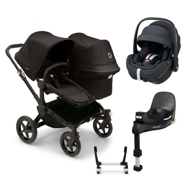 bugaboo donkey 5 duo pebble 360 pro complete bundle black