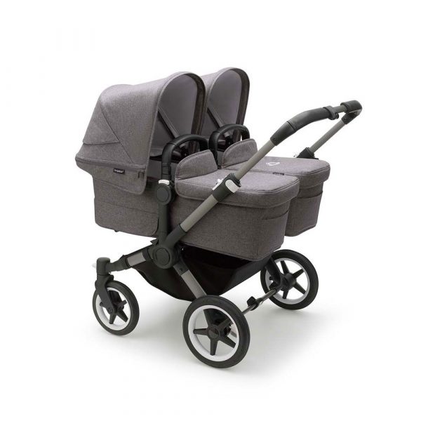 bugaboo donkey 5 twin complete grey melange