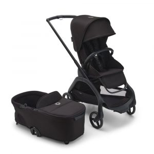 bugaboo dragonfly pushchair with carrycot midnight black