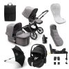 bugaboo fox 5 pebble 360 pro ultimate bundle black grey melange