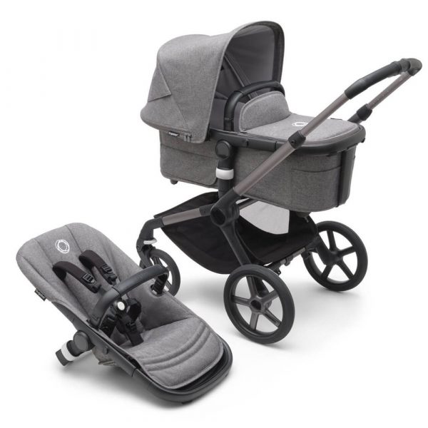 bugaboo fox 5 pebble 360 pro ultimate bundle black grey melange