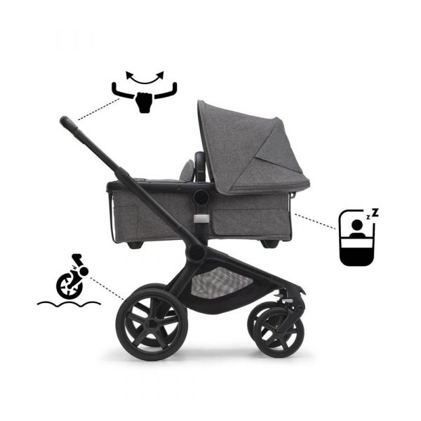 bugaboo fox 5 pebble 360 pro ultimate bundle black grey melange