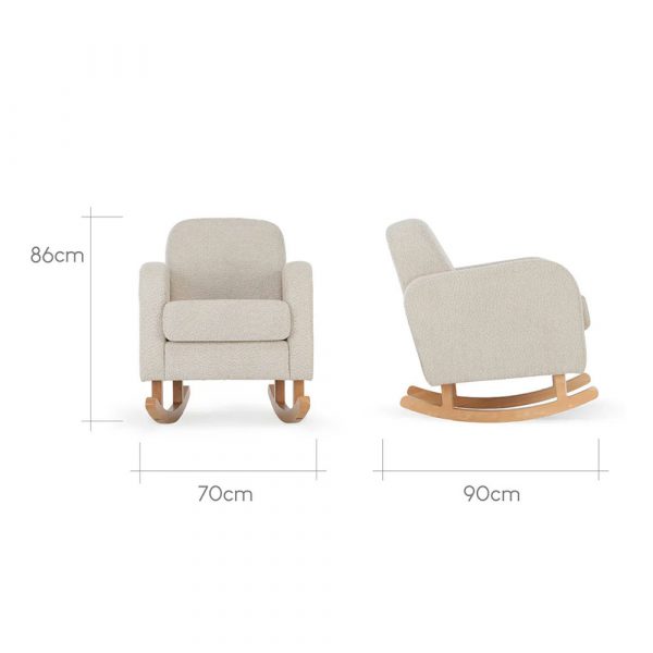 cuddleco etta nursing chair mushroom