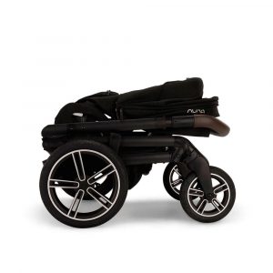 nuna triv next pushchair caviar folded