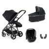 oyster gravity+ stroller 4 piece bundle carbonite