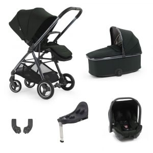 oyster gravity+ stroller 5 piece bundle black olive