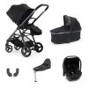 oyster gravity+ stroller 5 piece bundle carbonite