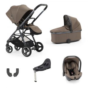 oyster gravity+ stroller 5 piece bundle mink