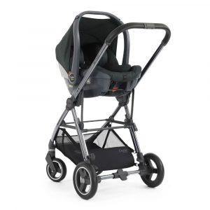 oyster gravity+ pushchair with capsule black olive