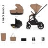 venicci claro engo travel system caramel