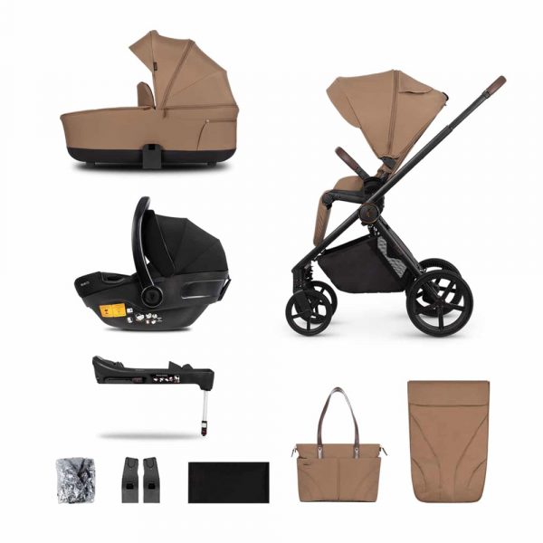 venicci claro engo travel system isofix base caramel