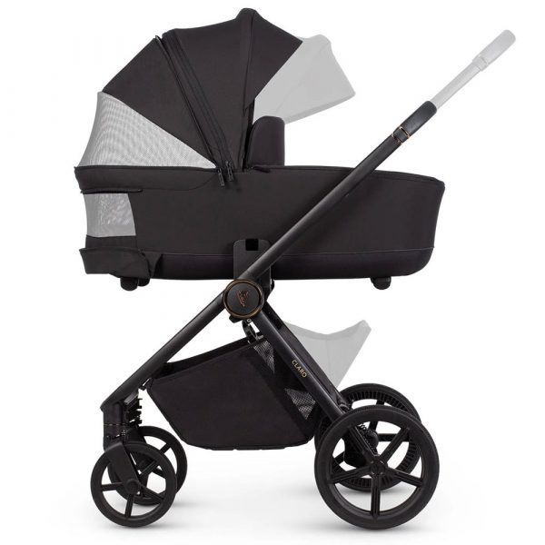 venicci claro pushchair carrycot noir