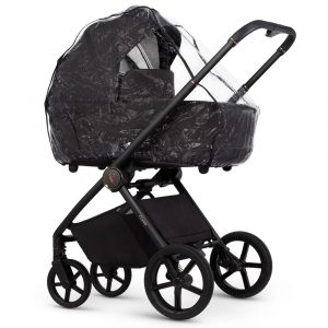 venicci claro pushchair carrycot raincover noir