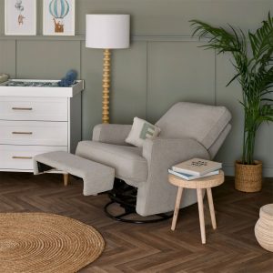 obaby madison manual recliner chair truffle