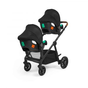 virgo twin travel system with i-size cirrus car seats isofix bases